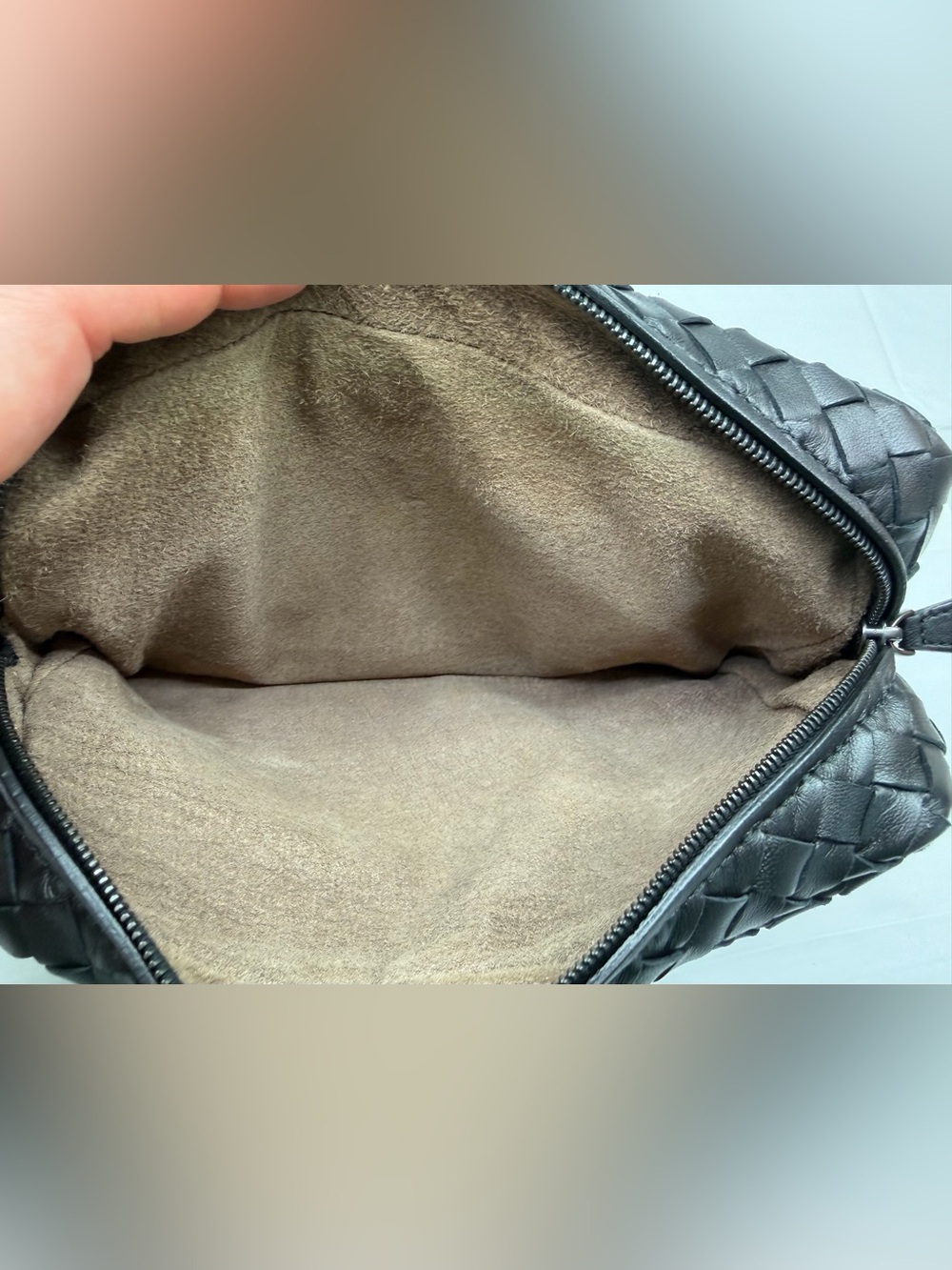 Bottega Veneta Intrecciato woven nappa leather mini messenger bag with COA - Picture 14 of 14